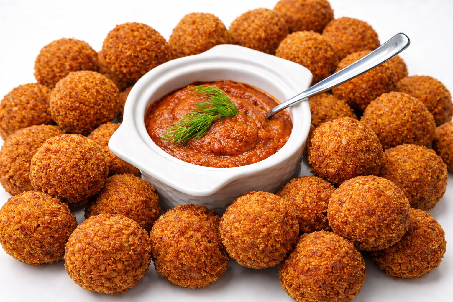 Porketta Galettes with Dill BBQ Sauce