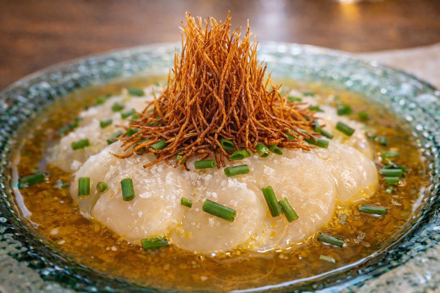 Scallop Crudo + Citrus Vinaigrette