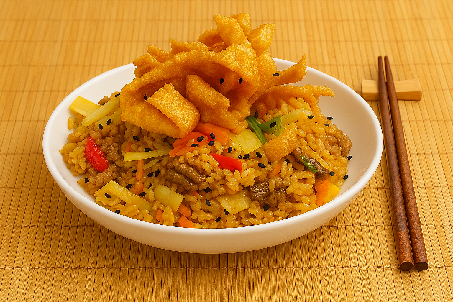 Deconstructed Egg Rolls