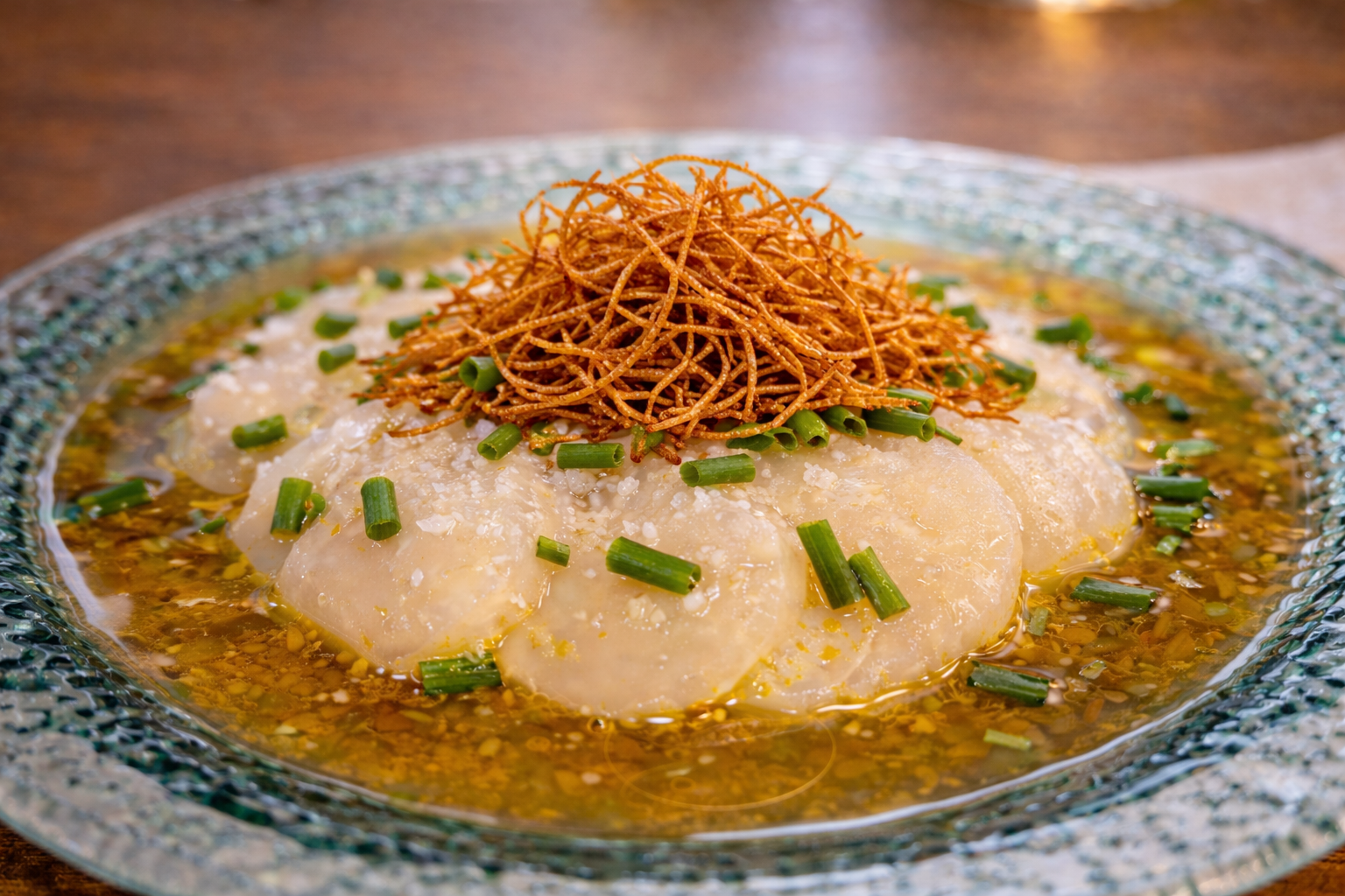 Scallop Crudo + Citrus Vinaigrette